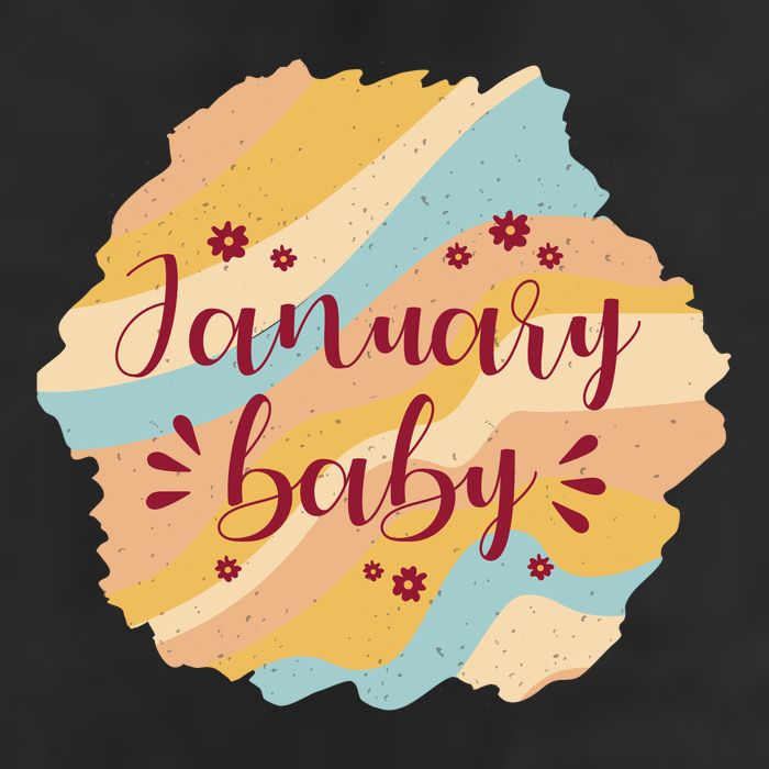 January Baby Golf Towel