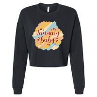 January Baby Cropped Pullover Crew
