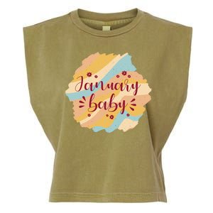 January Baby Garment-Dyed Women's Muscle Tee