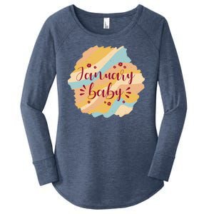 January Baby Women's Perfect Tri Tunic Long Sleeve Shirt