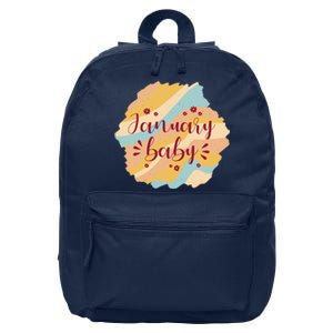 January Baby 16 in Basic Backpack