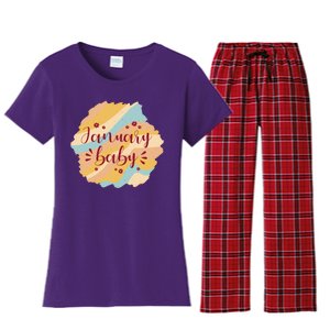 January Baby Women's Flannel Pajama Set