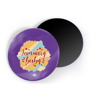 January Baby Magnet