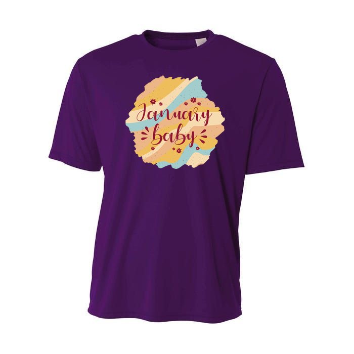 January Baby Youth Performance Sprint T-Shirt