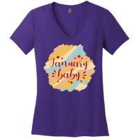 January Baby Women's V-Neck T-Shirt