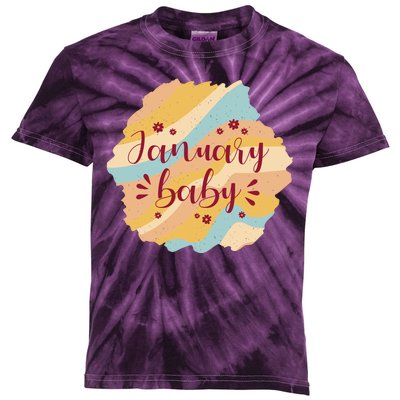 January Baby Kids Tie-Dye T-Shirt