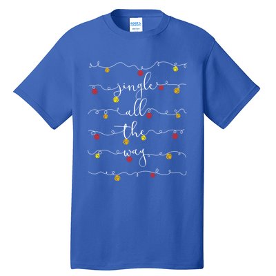 Jingle Bells Jingle All The Way Sleigh Bells Christmas Gift Tall T-Shirt