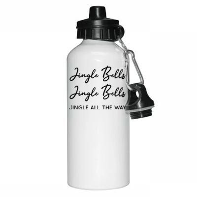 Jingle Bells Jingle Bells Jingle All The Way Gift Aluminum Water Bottle