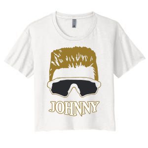 Johnny Barstool Women's Crop Top Tee