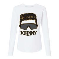 Johnny Barstool Womens Cotton Relaxed Long Sleeve T-Shirt