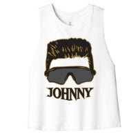 Johnny Barstool Women's Racerback Cropped Tank