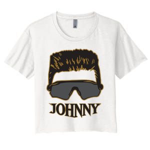 Johnny Barstool Women's Crop Top Tee