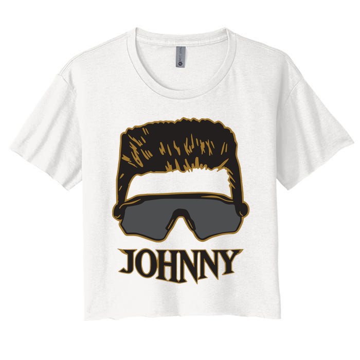 Johnny Barstool Women's Crop Top Tee