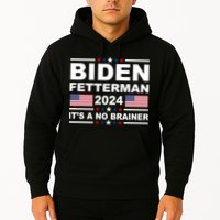 Joe Biden John Fetterman 2024 It's A No Brainer Funny Hoodie
