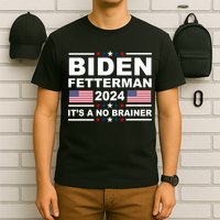 Joe Biden John Fetterman 2024 It's A No Brainer Funny T-Shirt