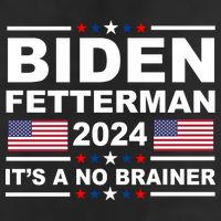 Joe Biden John Fetterman 2024 It's A No Brainer Funny Golf Towel