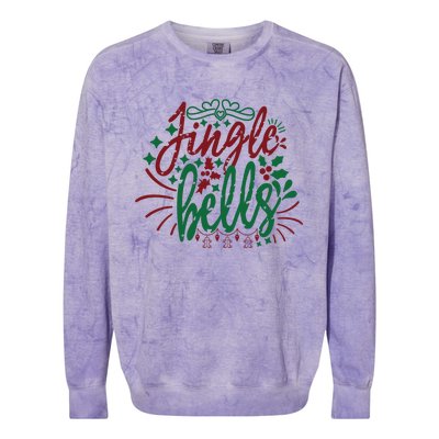 Jingle Bells Colorblast Crewneck Sweatshirt