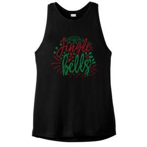 Jingle Bells Ladies PosiCharge Tri-Blend Wicking Tank