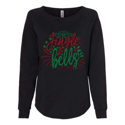 Jingle Bells Womens California Wash Sweatshirt