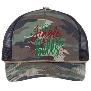 Jingle Bells Retro Rope Trucker Hat Cap