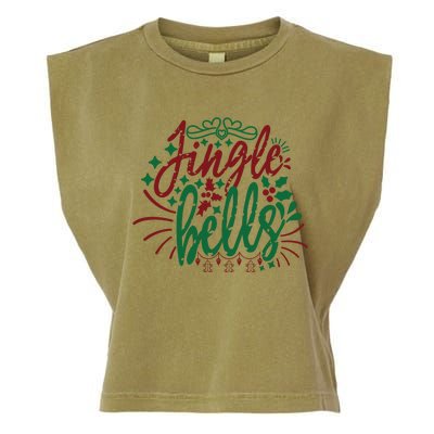 Jingle Bells Garment-Dyed Women's Muscle Tee