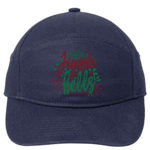 Jingle Bells 7-Panel Snapback Hat