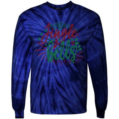 Jingle Bells Tie-Dye Long Sleeve Shirt