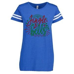 Jingle Bells Enza Ladies Jersey Football T-Shirt