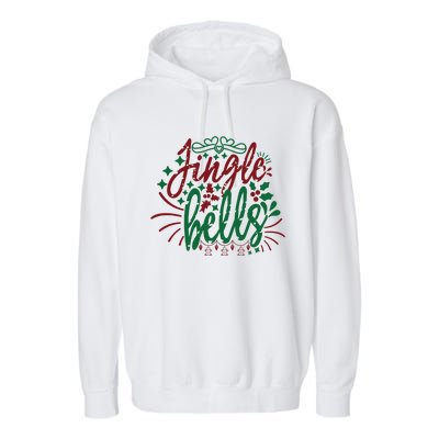 Jingle Bells Garment-Dyed Fleece Hoodie