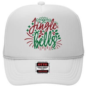 Jingle Bells High Crown Mesh Back Trucker Hat