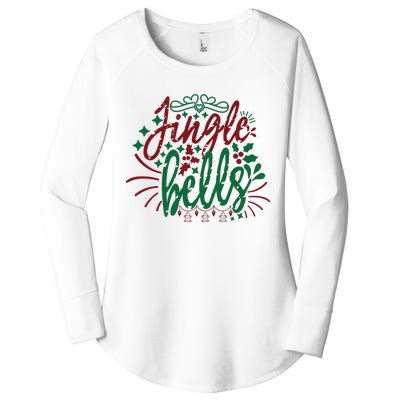 Jingle Bells Women's Perfect Tri Tunic Long Sleeve Shirt