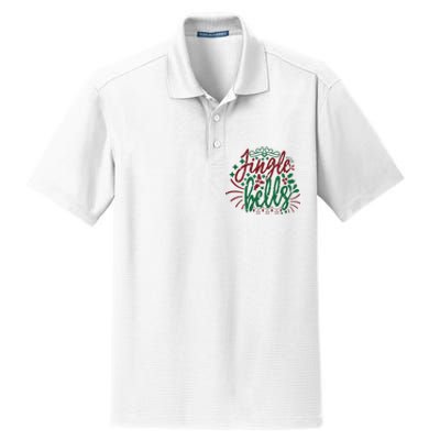 Jingle Bells Dry Zone Grid Polo