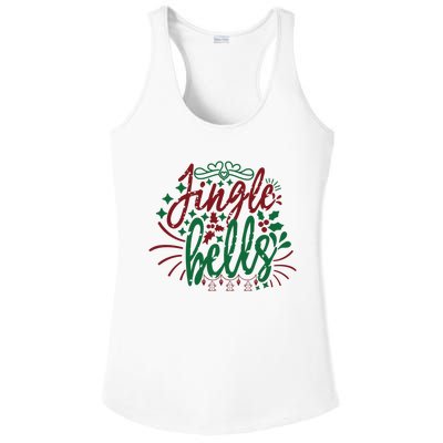 Jingle Bells Ladies PosiCharge Competitor Racerback Tank