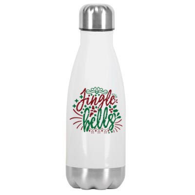 Jingle Bells Stainless Steel Insulated Water Bottle