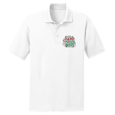 Jingle Bells PosiCharge RacerMesh Polo