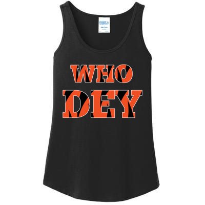 Who Dey Ladies Essential Tank