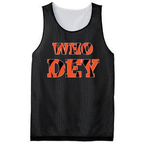 Who Dey Mesh Reversible Basketball Jersey Tank