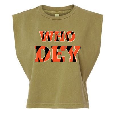 Who Dey Garment-Dyed Women's Muscle Tee