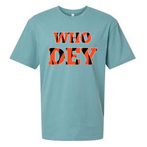 Who Dey Sueded Cloud Jersey T-Shirt