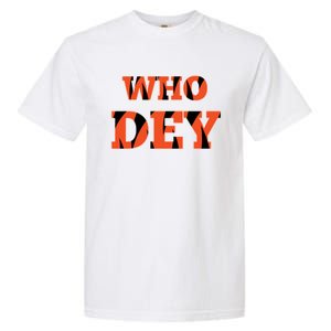 Who Dey Garment-Dyed Heavyweight T-Shirt