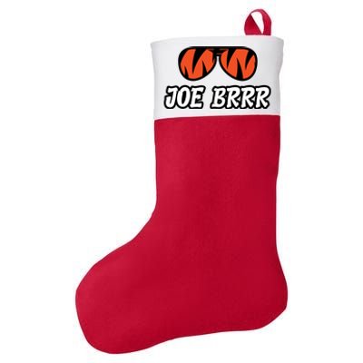 Joe Brrr Felt Holiday Christmas Stocking