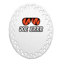 Joe Brrr Ceramic Oval Ornament