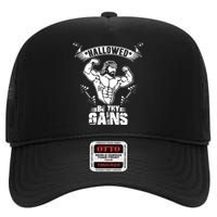 Jesus Bodybuilding High Crown Mesh Back Trucker Hat