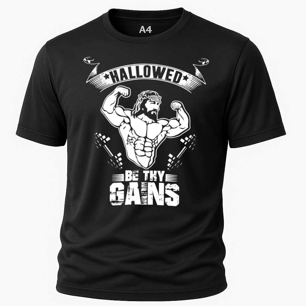 Jesus Bodybuilding Cooling Performance Crew T-Shirt