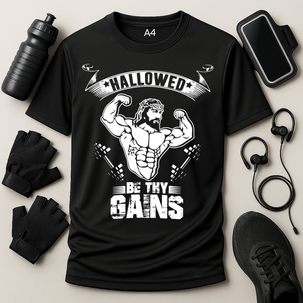 Jesus Bodybuilding Cooling Performance Crew T-Shirt