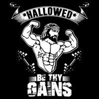 Jesus Bodybuilding Cooling Performance Crew T-Shirt