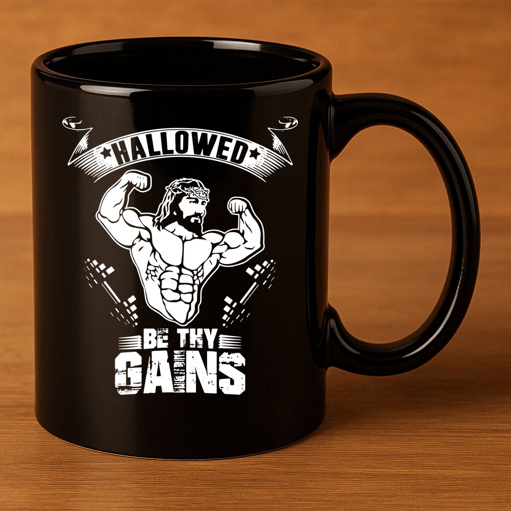 Jesus Bodybuilding 11oz C Handle Ceramic Mug