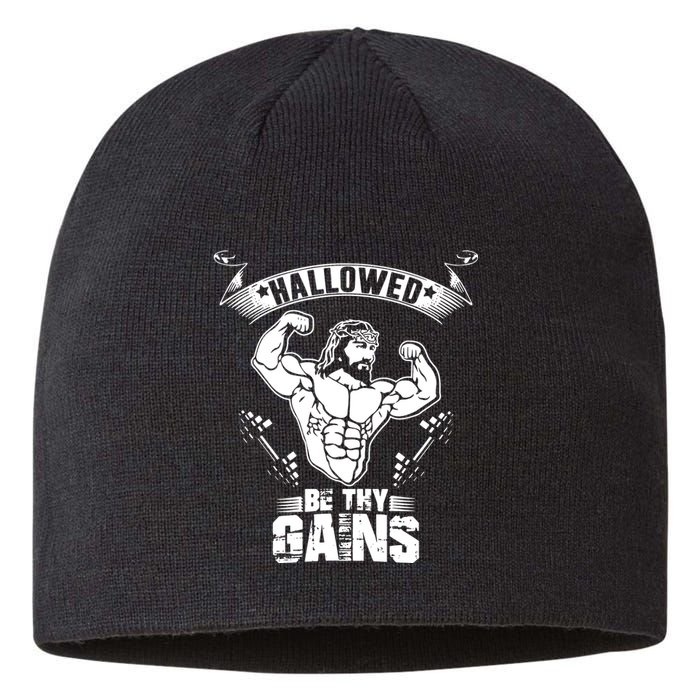 Jesus Bodybuilding Sustainable Beanie