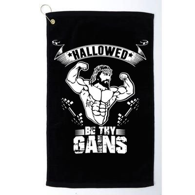 Jesus Bodybuilding Golf Towel