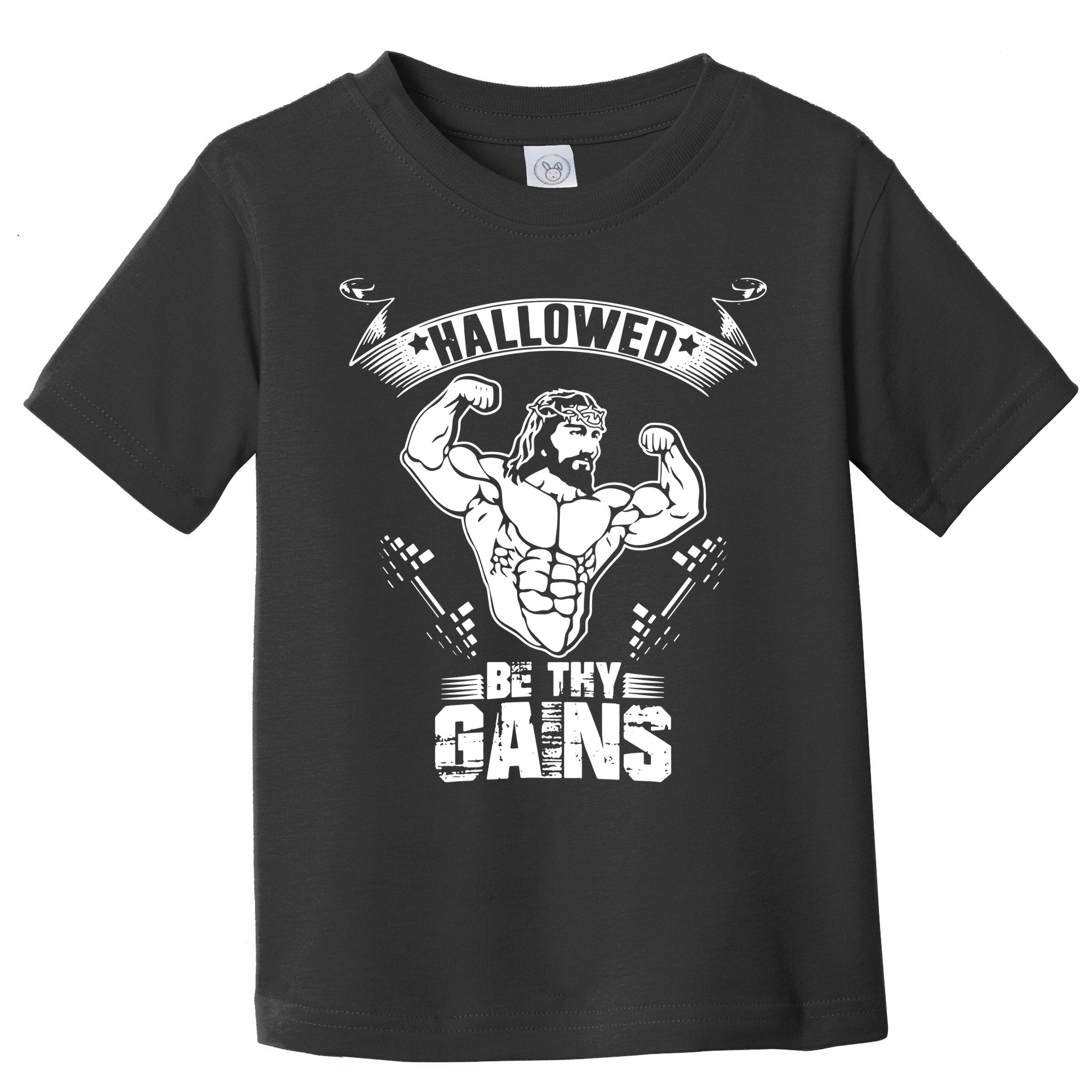 Jesus Bodybuilding Toddler T-Shirt